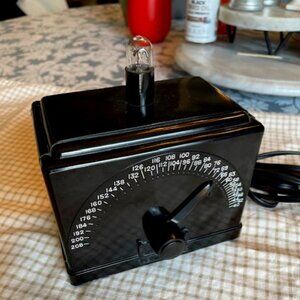 Franz Electric Light & Sound Metronome Bakelite Case  (video of it working)